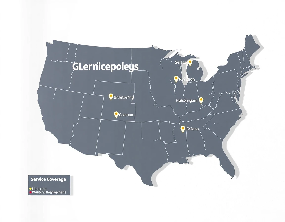 Plumbing Service Areas Map